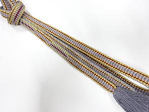 正絹　撚り房　手組帯締め